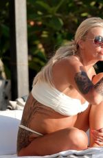 KERRY KATON in Bikini Out at a Beach in Thailand 02/18/2025