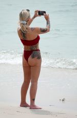 KERRY KATONA in Bikini Spends Her Valentine