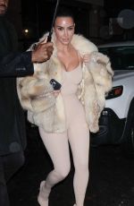 KIM KARDASHIAN Arrives at Chris Rock