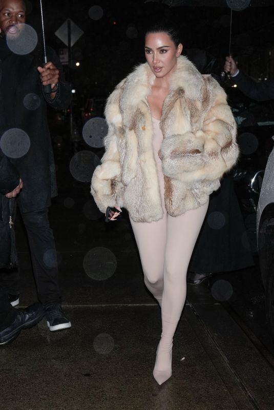 KIM KARDASHIAN Arrives at Chris Rock’s 60th Birthday Party in New York 02/15/2025