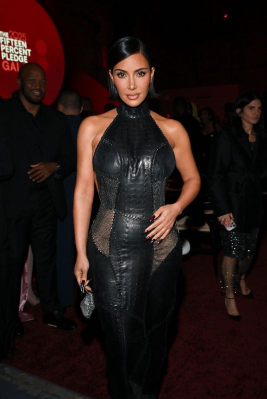 KIM KARDASHIAN at 4th Annual Fifteen Percent Pledge Gala in Los Angeles 02/01/2025