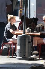 KRISTEN STEWART and DYLAN MEYER Out for Lunch at Little Dom