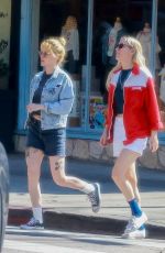 KRISTEN STEWART and DYLAN MEYER Out for Lunch at Little Dom