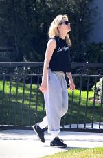 KRISTEN STEWART Out for a Walk in Los Angeles 02/17/2025