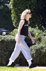 KRISTEN STEWART Out for a Walk in Los Angeles 02/17/2025