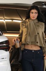 KYLIE JENNER Arrives at a Business Meeting in Los Angeles 02/08/2025
