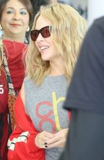 KYLIE MINOGUE Departing Perth Airport 02/16/2025