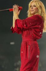 KYLIE MINOGUE Performs at Tension Tour in Melbourne 02/20/2025