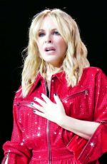 KYLIE MINOGUE Performs at Tension Tour in Melbourne 02/20/2025