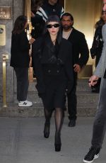 LADY GAGA Leaves Radio City Music Hall in New York City 02/14/2025