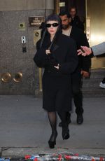 LADY GAGA Leaves Radio City Music Hall in New York City 02/14/2025