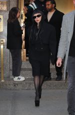 LADY GAGA Leaves Radio City Music Hall in New York City 02/14/2025