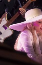 LADY GAGA Performs on Bourbon Street in New Orleans 02/06/2025