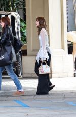 LALISA MANOBAL Arrives at Four Seasons Hotel to Meet The White Lotus Cast 02/10/2025