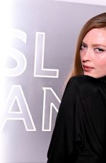 LARSEN THOMPSON at YSL Beauty Candy Club Event in New York City 02/06/2025