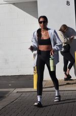 LAURA HARRIER Heading to a Pilates Class in Los Angeles 02/02/2025