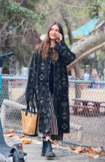 LAUREN PARSEKIAN OUt at a Park in Los Feliz 02/15/2025