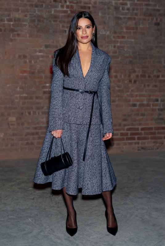 LEA MICHELE at Michael Kors Fashion Show at NYFW in New York 02/11/2025