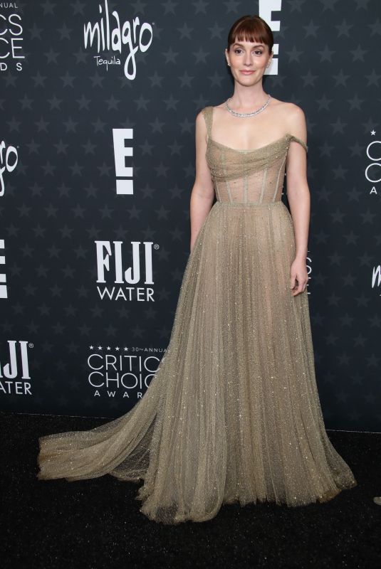 LEIGHTON MEESTER at 30th Annual Critics Choice Awards in Santa Monica 02/07/2025