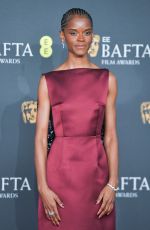 LETITIA WRIGHT at EE BAFTA Film Awards 2025 in London 02/16/2025