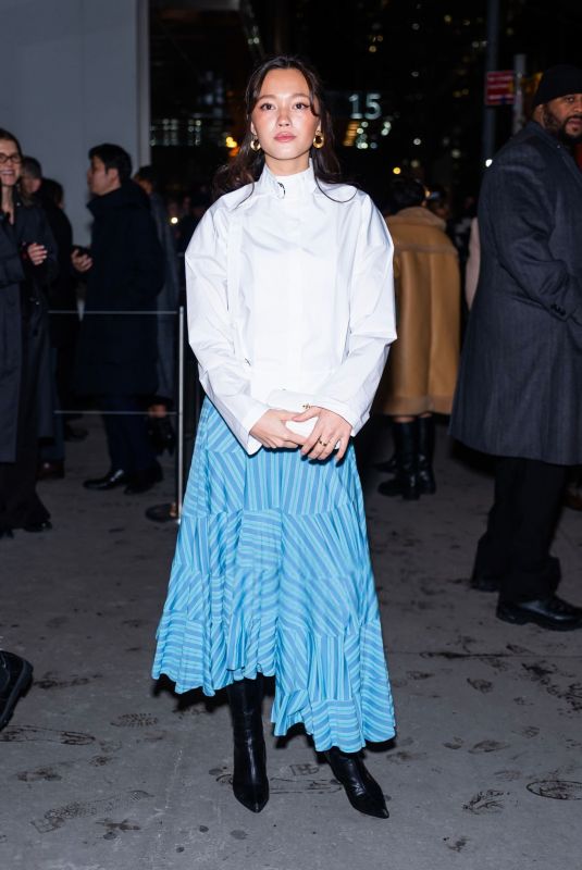 LILY CHEE at Tory Burch Fashion Show at NYFW in New York City 02/10/2025