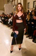 LILY JAMES at Erdem Fashion Show at London Fashion Week in London 02/23/2025