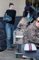 LILY-ROSE DEPP and 070 SHAKE Pick up Groceries at Erewhon in Los Angeles 02/17/2025