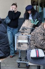 LILY-ROSE DEPP and 070 SHAKE Pick up Groceries at Erewhon in Los Angeles 02/17/2025