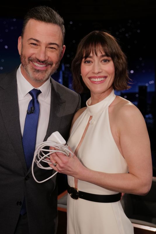 LIZZY CAPLAN at Jimmy Kimmel Live! 02/11/2025