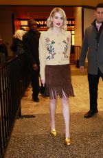 LUCY BOYNTON Leaves CBS Mornings Studio 02/12/2025