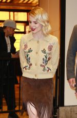 LUCY BOYNTON Leaves CBS Mornings Studio 02/12/2025