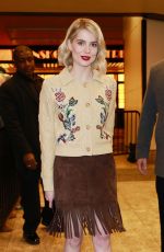 LUCY BOYNTON Leaves CBS Mornings Studio 02/12/2025