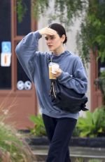 LUCY HALE on a Morning Coffee Run in Los Angeles 02/05/2025