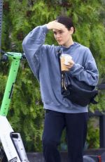 LUCY HALE on a Morning Coffee Run in Los Angeles 02/05/2025