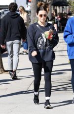LUCY HALE Out for Coffee at Alfred Cafe in Studio City 02/19/2025