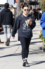LUCY HALE Out for Coffee at Alfred Cafe in Studio City 02/19/2025