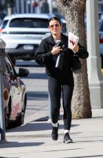 LUCY HALE Visits a Nail Salon in Los Angeles 02/11/2025