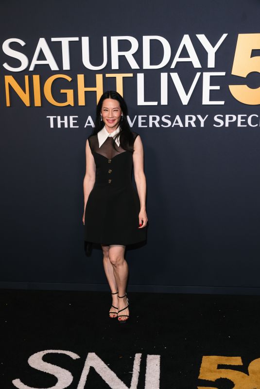 LUCY LIU at SNL50: The Anniversary Special in New York City 02/16/2025