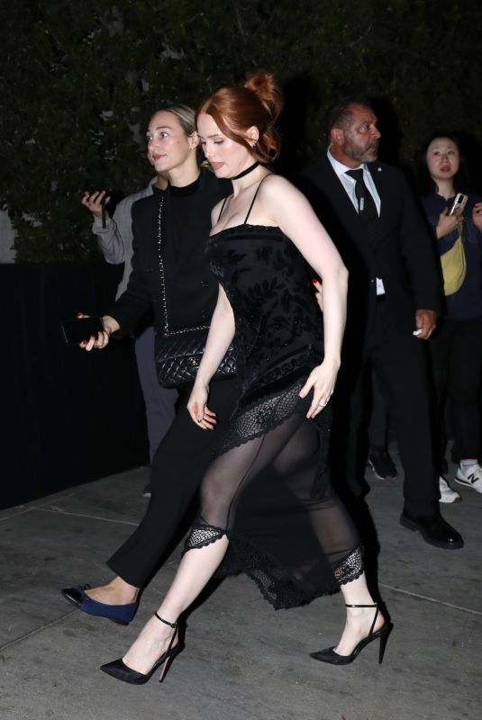 MADELAINE PETSCH Arrives at a Oscars Pre-party in Los Angeles 02/26/2025