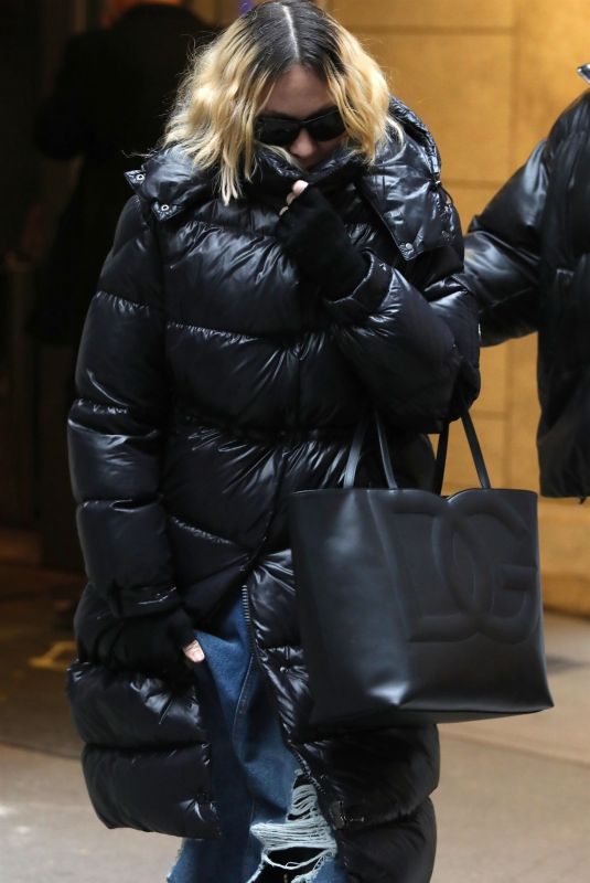 MADONNA Out and About in New York City 02/08/2025