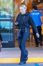 MALIN AKERMAN Out Shopping at Lazy Acres in Los Feliz 02/02/2025
