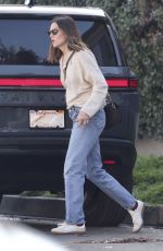 MANDY MOORE Out and About in Los Angeles 02/19/2025