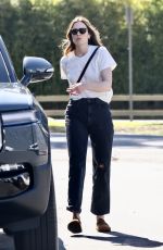 MANDY MOORE Out and About in Los Angeles 02/20/2025