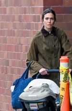MANDY MOORE Out with Her Baby in Los Angeles 02/12/2025