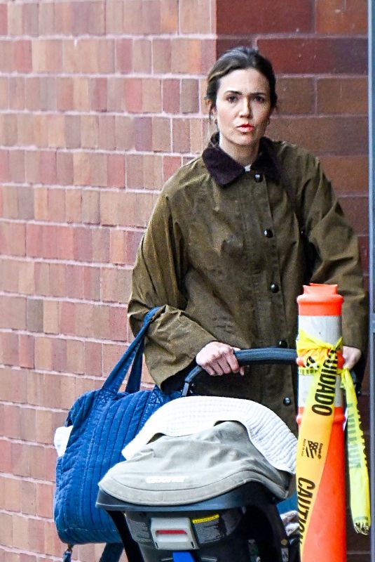 MANDY MOORE Out with Her Baby in Los Angeles 02/12/2025