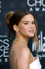MAREN MORRIS at 30th Annual Critics Choice Awards in Santa Monica 02/07/2025