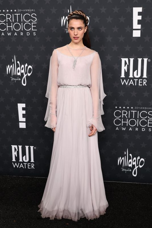 MARGARET QUALLEY at 30th Annual Critics Choice Awards in Santa Monica 02/07/2025