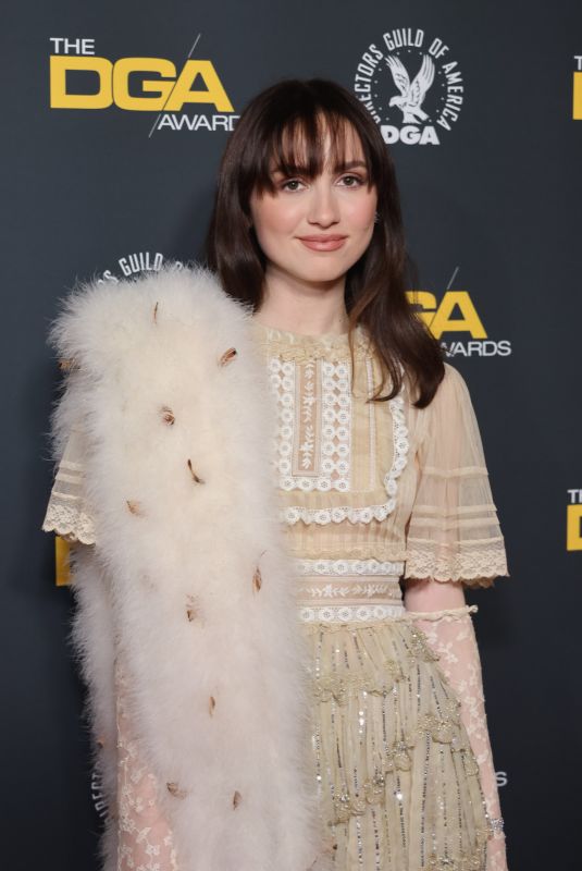 MAUDE APATOW at 77th Annual DGA Awards in Los Angeles 02/08/2025