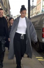 MAURA HIGGINS Leaves Intertalent Post BAFTA Breakfast 02/18/2025