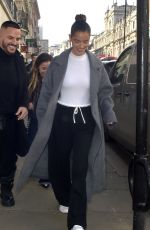 MAURA HIGGINS Leaves Intertalent Post BAFTA Breakfast 02/18/2025